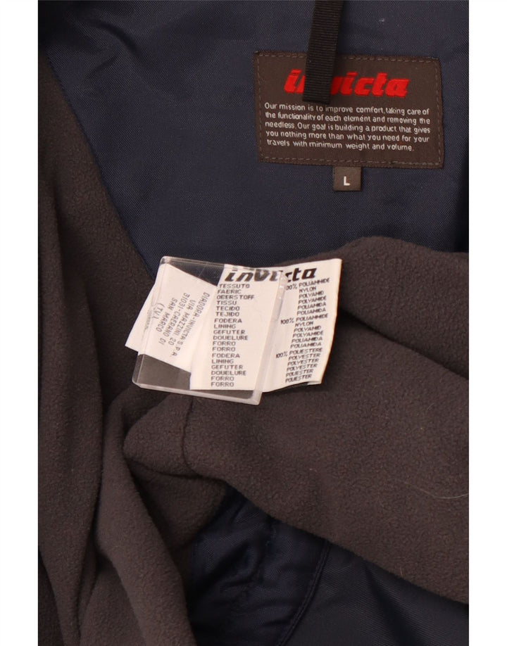 Ανδρικό μπουφάν INVICTA Windbreaker UK 40 Large Navy Blue Nylon