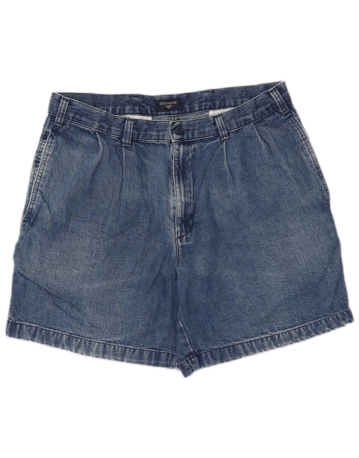 Dockers Γυναικείο τζιν σορτς W34 μεγάλο μπλε βαμβακερό