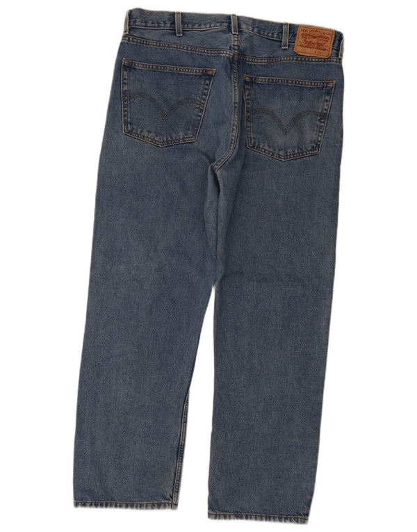 Levi's Mens 505 Regular Fit Straight Jeans W38 L30 Μπλε βαμβακερό