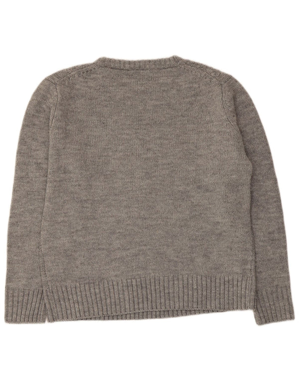 Γυναικείο πουλόβερ Trussardi Crew Neck Jumper UK 16 Large Grey Acrylic