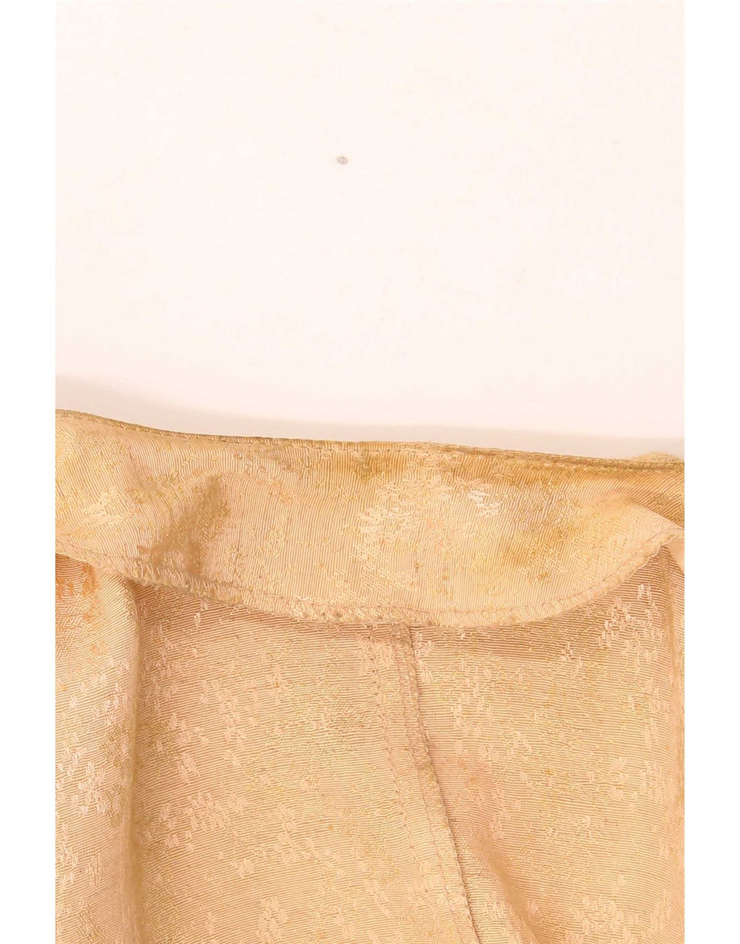 Vintage γυναικείο κοντομάνικο σακάκι UK 14 Medium Beige Floral