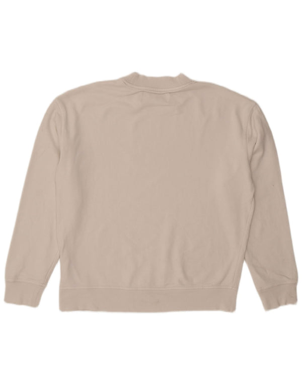 Ανδρικό γραφικό φούτερ Calvin Klein Jeans Jumper XL Λευκό βαμβακερό