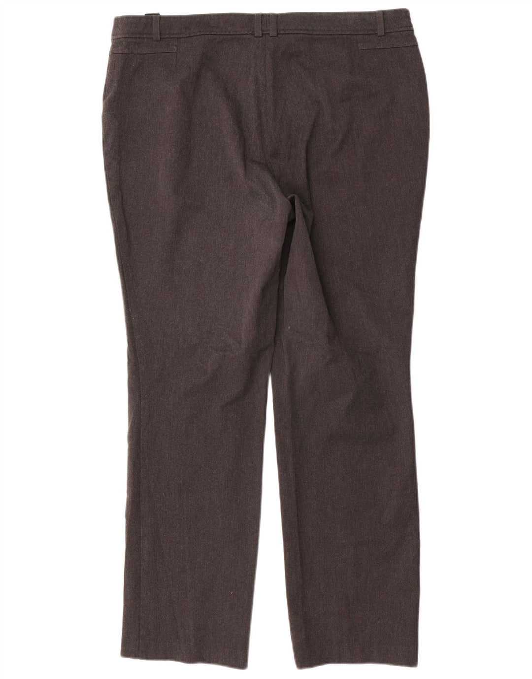 Marks & Spencer Γυναικείο ίσιο παντελόνι UK 16 Large W36 L31 Grey Polyester