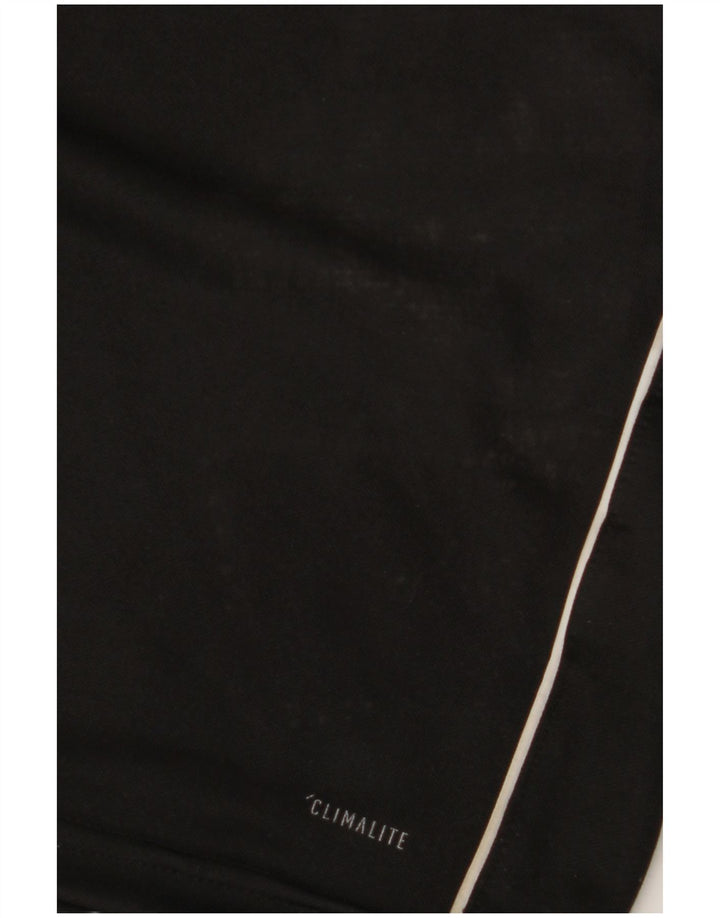 Adidas Ανδρική φόρμα πουλόβερ με φερμουάρ Climalite Top XL Μαύρο Πολυεστέρας