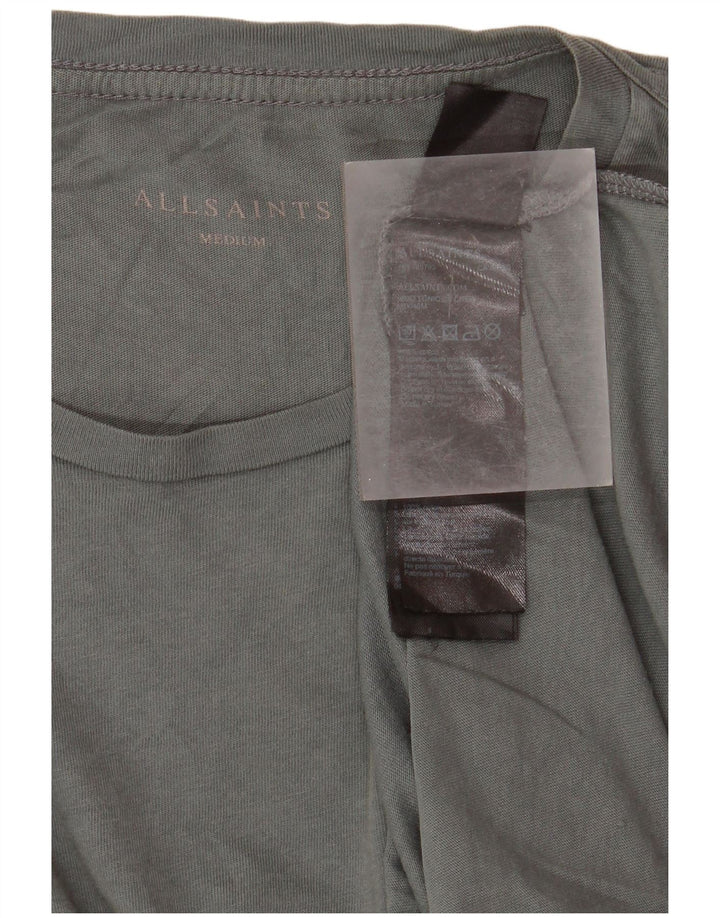 Ανδρικό T-Shirt All Saints Τοπ μεσαίο πράσινο βαμβακερό