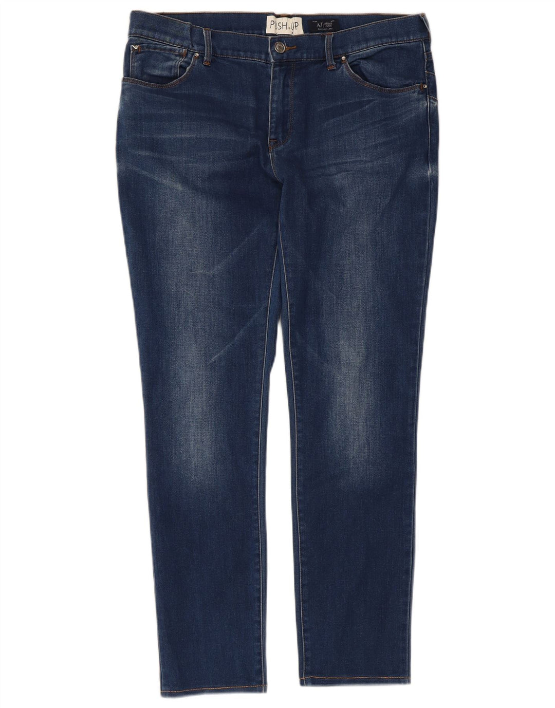 Armani Γυναικείο Slim Jeans W31 L27 Μπλε βαμβακερό