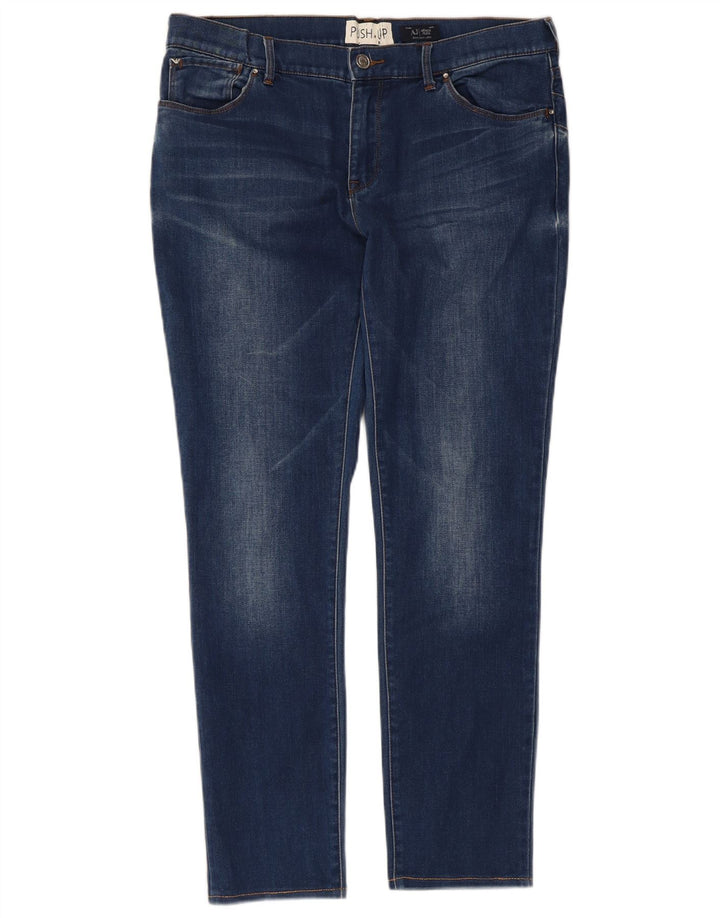 Armani Γυναικείο Slim Jeans W31 L27 Μπλε βαμβακερό