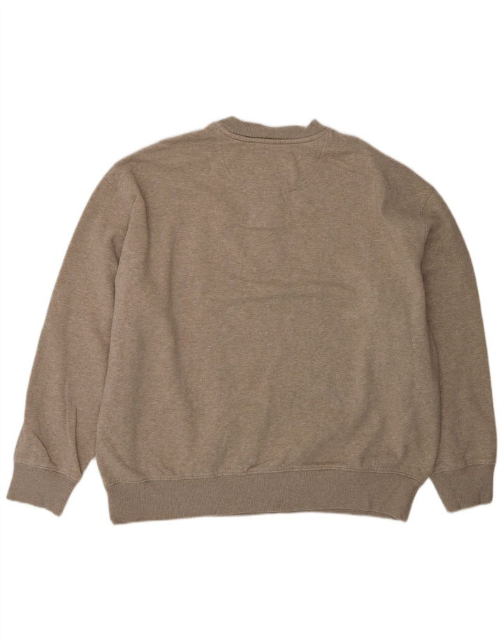 Marks & Spencer Ανδρικό φούτερ μεγάλου μεγέθους Jumper XL Γκρι βαμβακερό