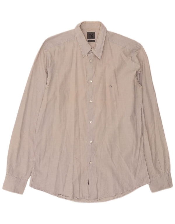 Ανδρικό πουκάμισο Calvin Klein Slim Fit XL Beige