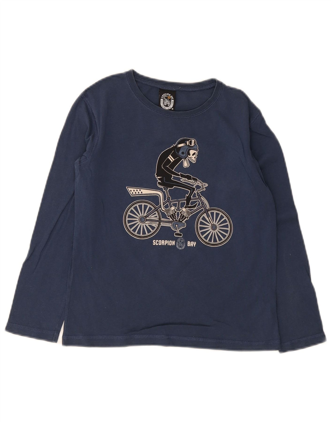 Scorpion Bay Boys Graphic Top μακριά μανίκια 9-10 ετών Medium Navy Blue