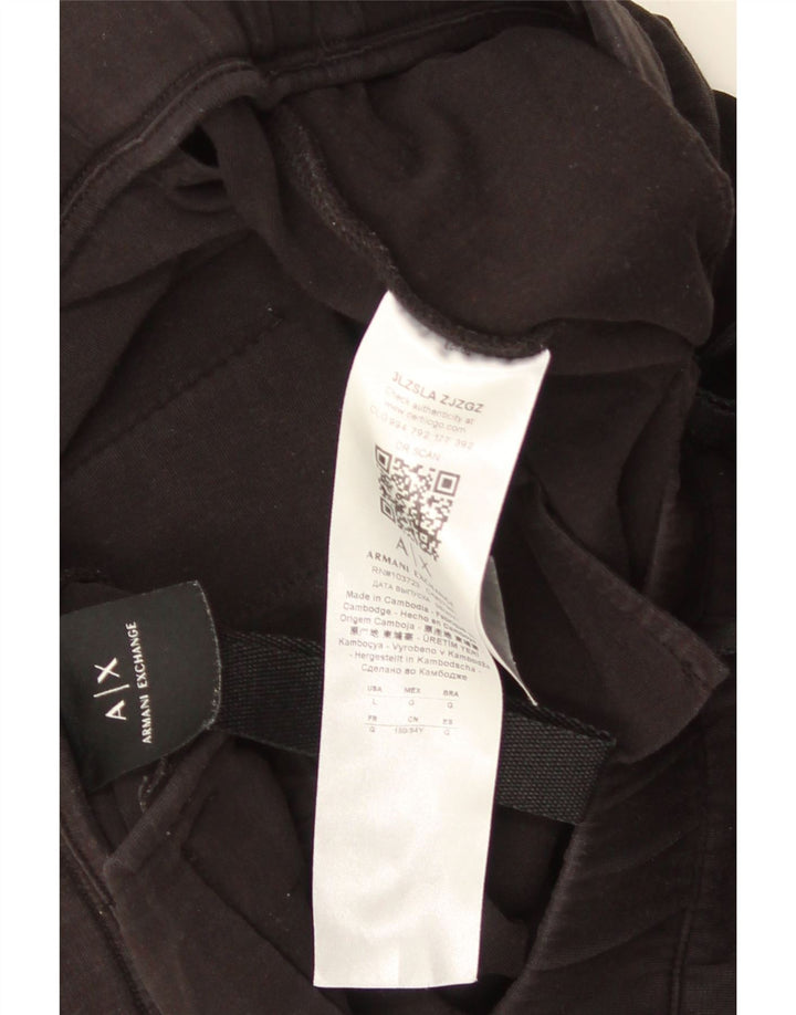 Armani Exchange Ανδρικό σορτς Cargo μεγάλο W34 μαύρο βαμβακερό