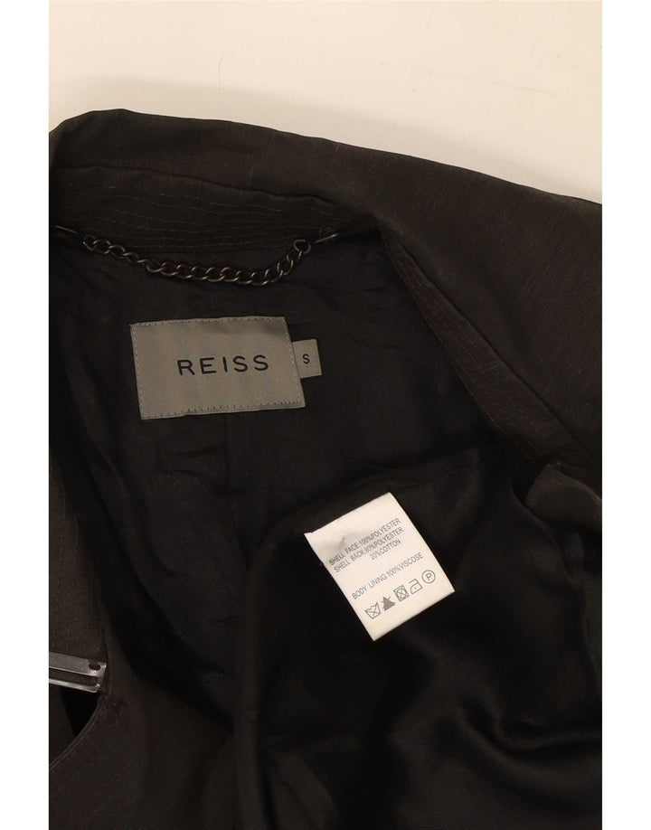 Ανδρική καμπαρντίνα Reiss UK 36 Small Black Polyester