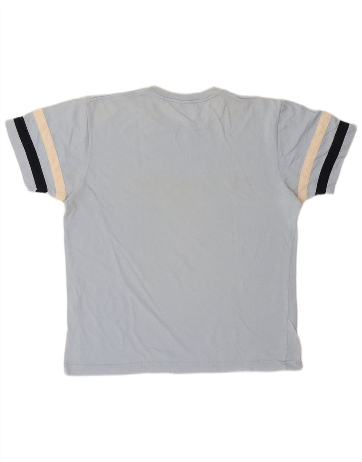 Ανδρικό γραφικό T-Shirt Champion Top Βαμβακερό μεσαίο μπλε ριγέ