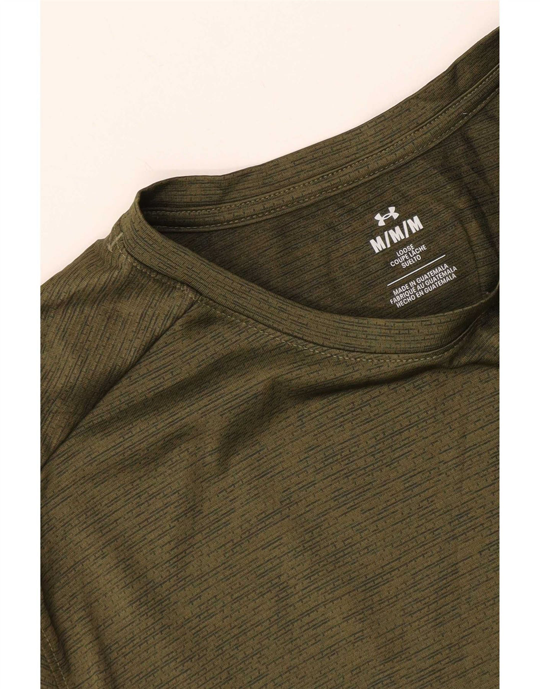 Under Armour Ανδρικό T-Shirt Top Medium Khaki Flecked