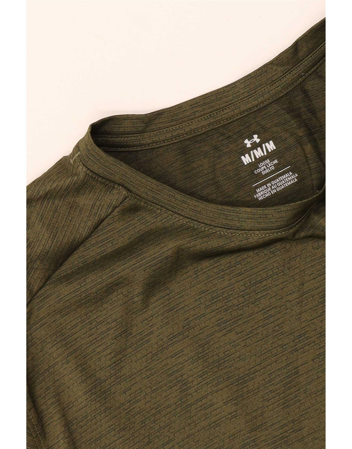 Under Armour Ανδρικό T-Shirt Top Medium Khaki Flecked