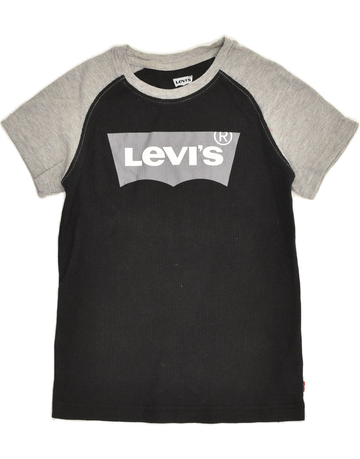 LEVI'S Boys San Francisco Graphic T-Shirt Top 10-11 Years Medium Black | Vintage Levi's | Thrift | Second-Hand Levi's | Used Clothing | Messina Hembry 