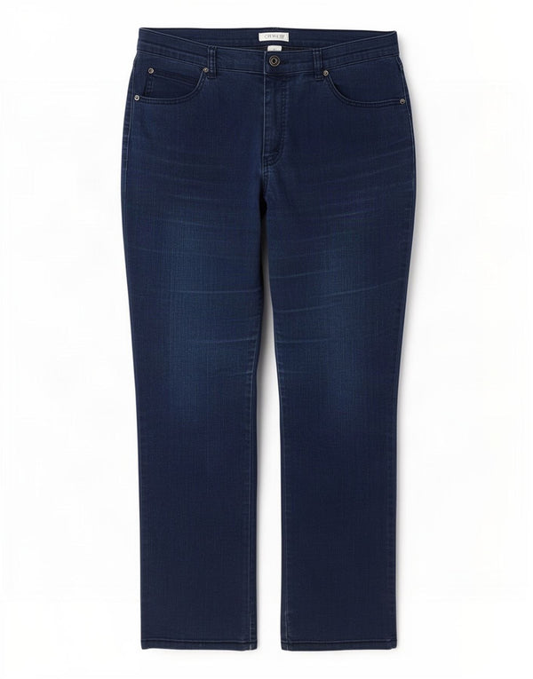 Γυναικείο ίσιο τζιν Orvis US 14 XL W34 L32 Navy Blue Cotton