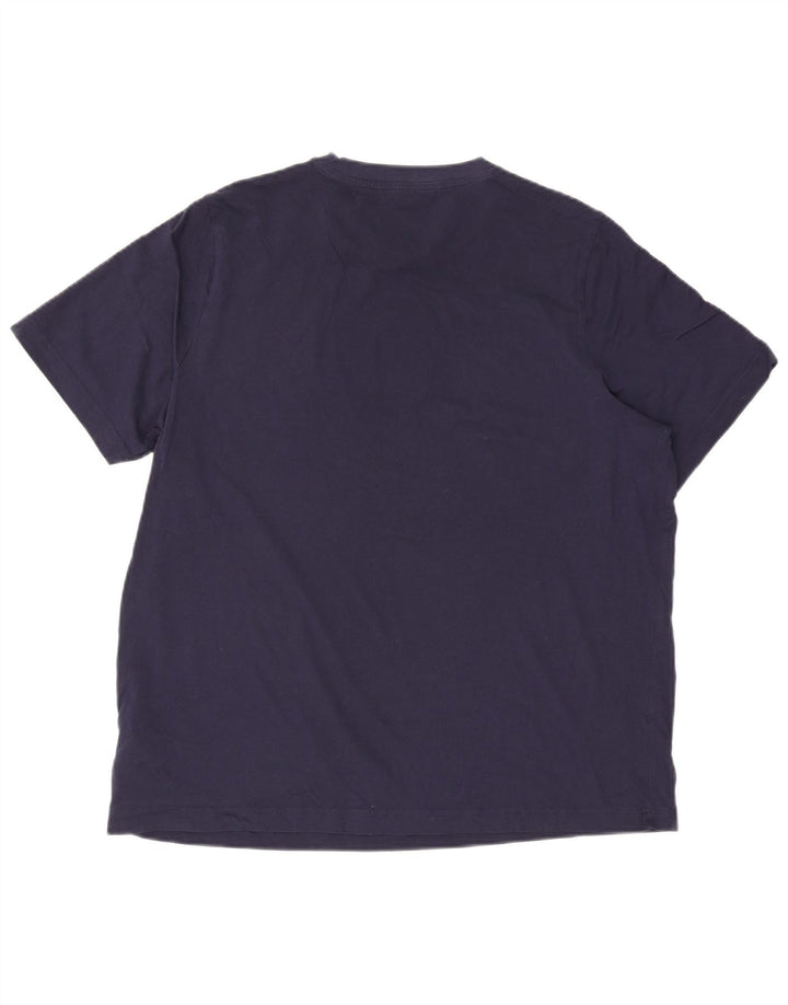 Puma Ανδρικό T-Shirt Top XL Navy Blue Cotton