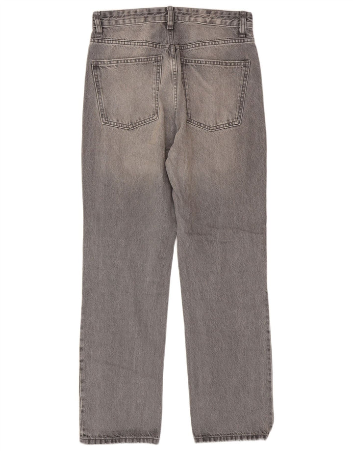 Zara Γυναικείο Straight Jeans EU 40 Medium W30 L29 Grey
