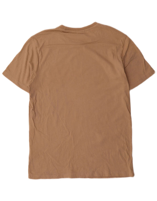 Ανδρικό γραφικό T-Shirt Ellesse Top Medium Beige Βαμβακερό