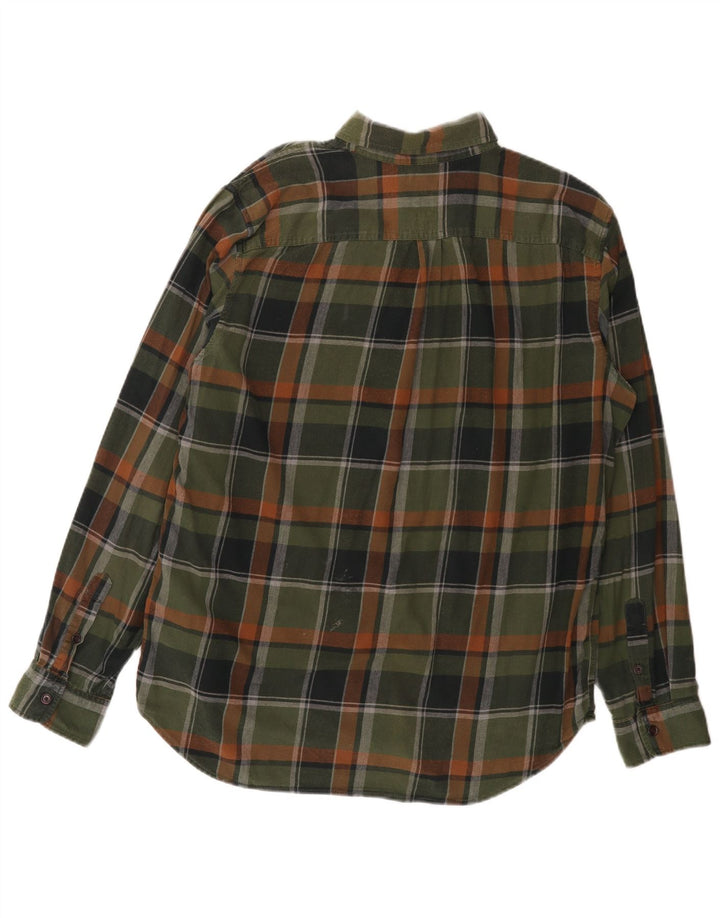 Ανδρικό φανελένιο πουκάμισο Gap Standard Fit, Μεγάλο Πράσινο Βαμβακερό