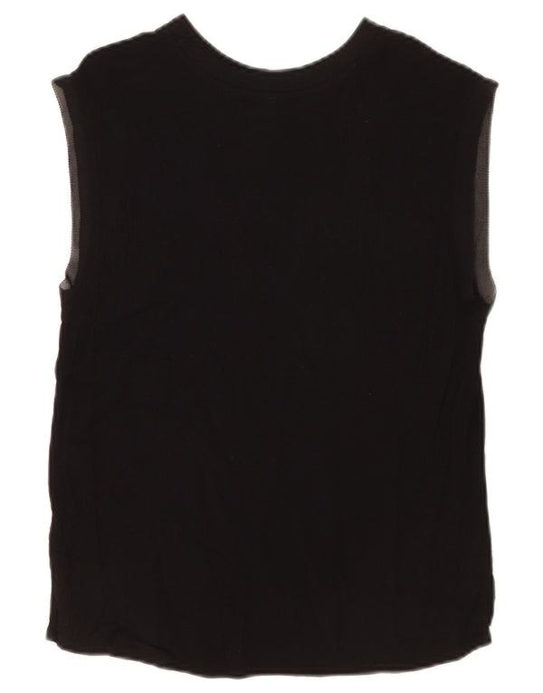 Γυναικείο γιλέκο PEPE Jeans Top UK 10 Small Black Viscose