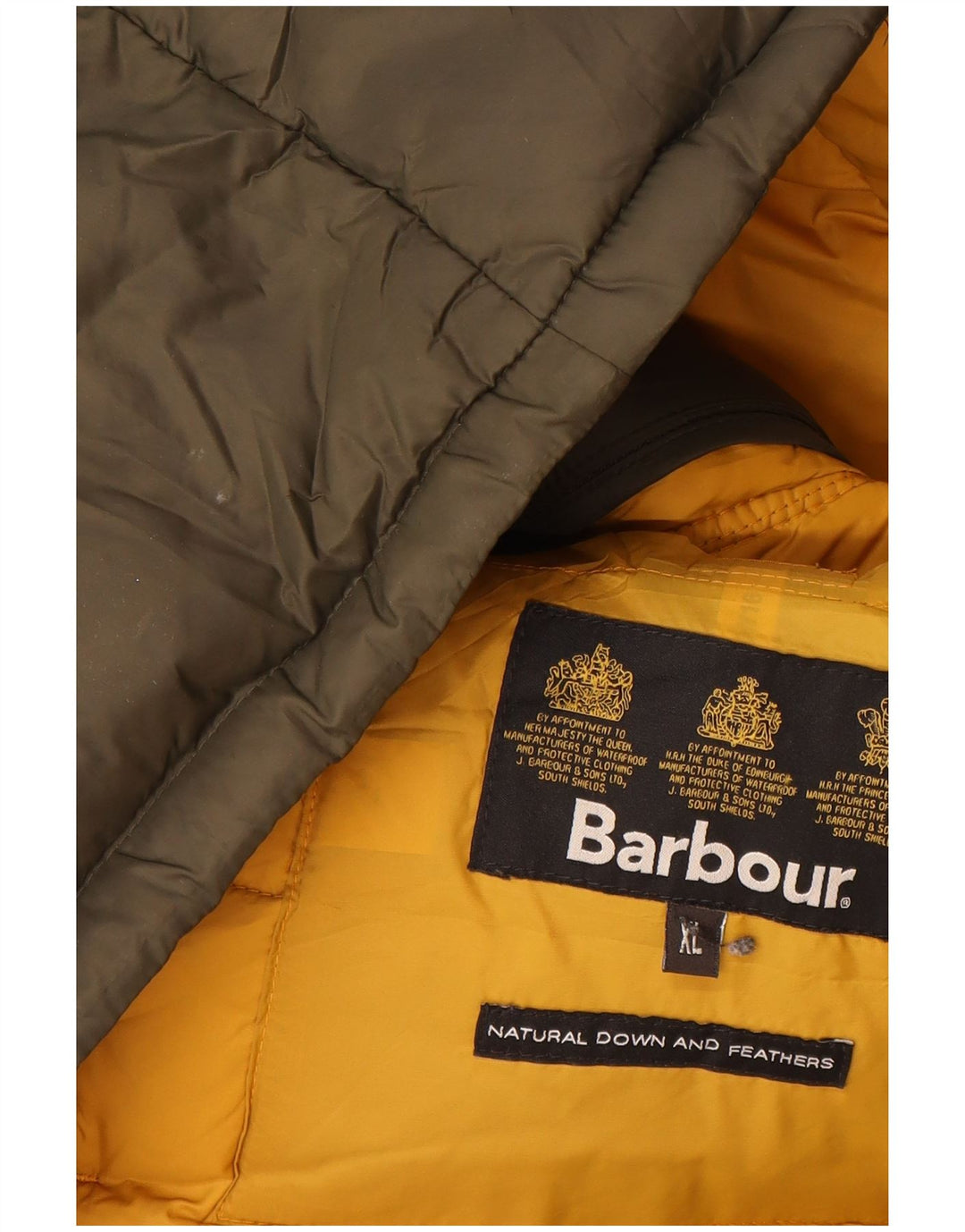 Ανδρικό μπουφάν με κουκούλα Barbour UK 42 XL Khaki Polyamide