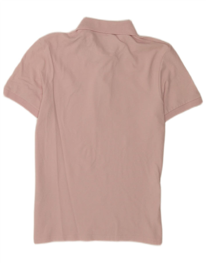 Ανδρικό πουκάμισο πόλο Lyle & Scott, μικρό ροζ βαμβακερό