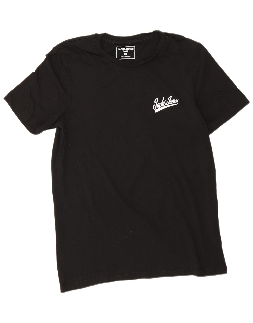Jack & Jones Ανδρικό T-Shirt Top μεγάλο μαύρο βαμβακερό