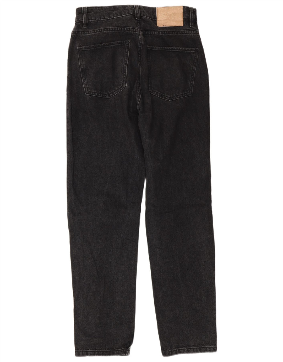 ZARA Γυναικείο ίσιο τζιν EU 36 XS W26 L29 Μαύρο