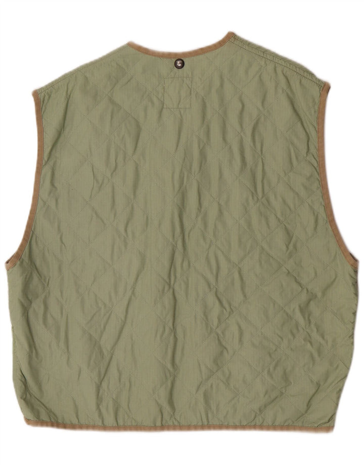 Think Pink Mens Quilted Gilet IT 52 XL Green