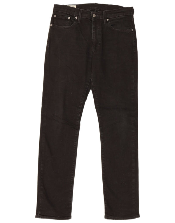 Levi's Mens 511 Slim Jeans W31 L32 Μαύρο βαμβακερό