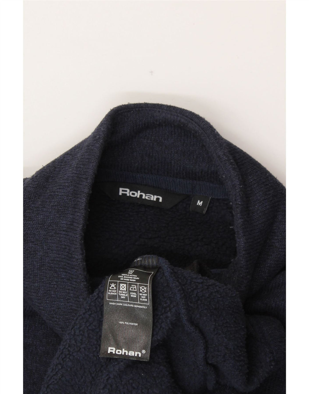 Ανδρικό φούτερ με φερμουάρ ROHAN Jumper Medium Navy Blue Polyester