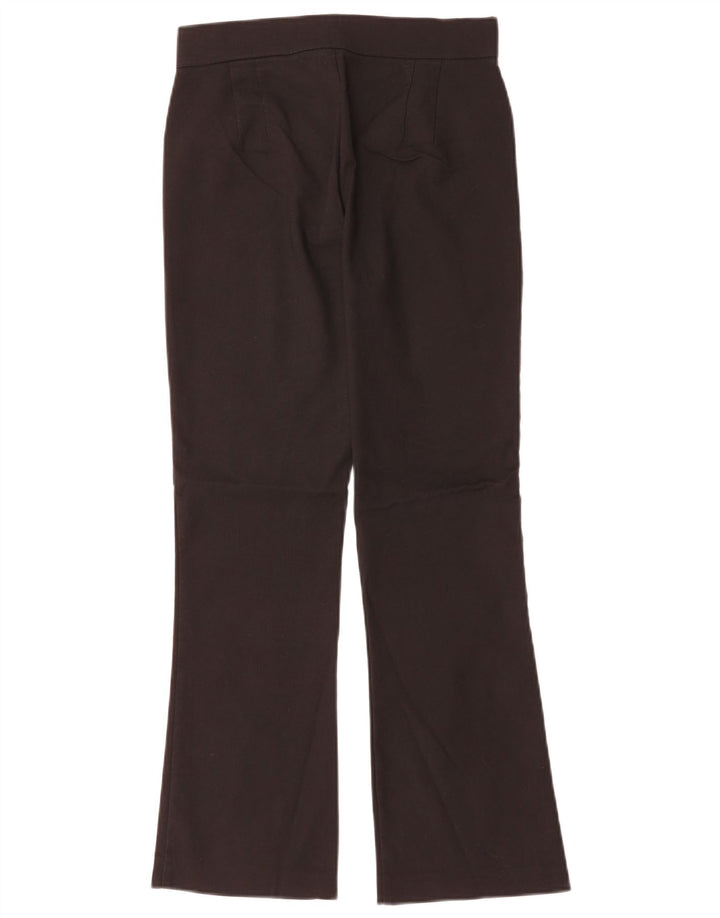 Zara Γυναικείο Bootcut Casual Παντελόνι Small W26 L26 Black