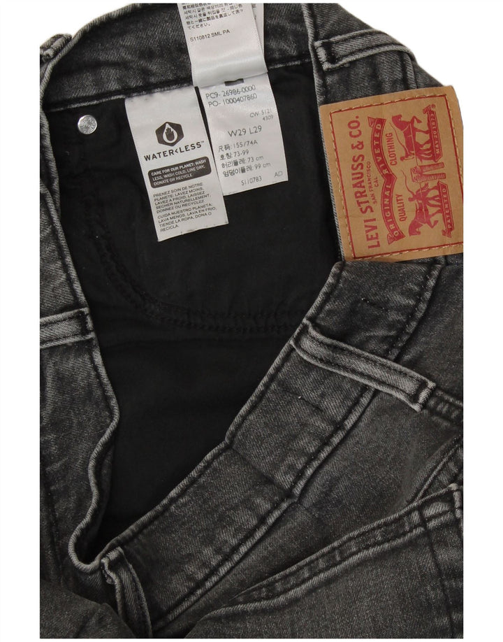 LEVI'S Γυναικείο 501 Skinny Jeans W29 L29 Γκρι βαμβακερό