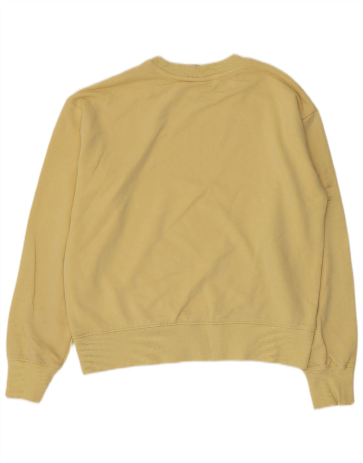 Champion Γυναικείο Φούτερ μεγάλου μεγέθους Jumper UK 10 Small κίτρινο βαμβακερό