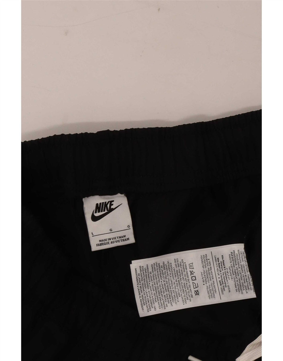 Ανδρική αθλητική φόρμα Nike Παντελόνι μεγάλο μαύρο πολυεστέρα