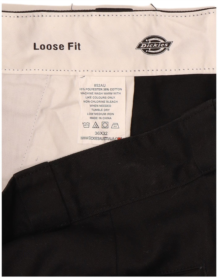 Dickies Ανδρικό Παντελόνι Cargo Loose Fit W36 L32 Μαύρο πολυεστέρα