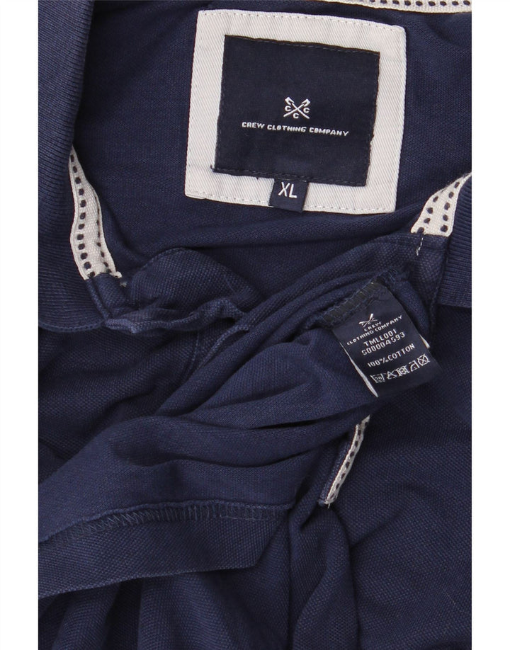 Crew Clothing Ανδρικό πουκάμισο πόλο XL Navy Blue Cotton