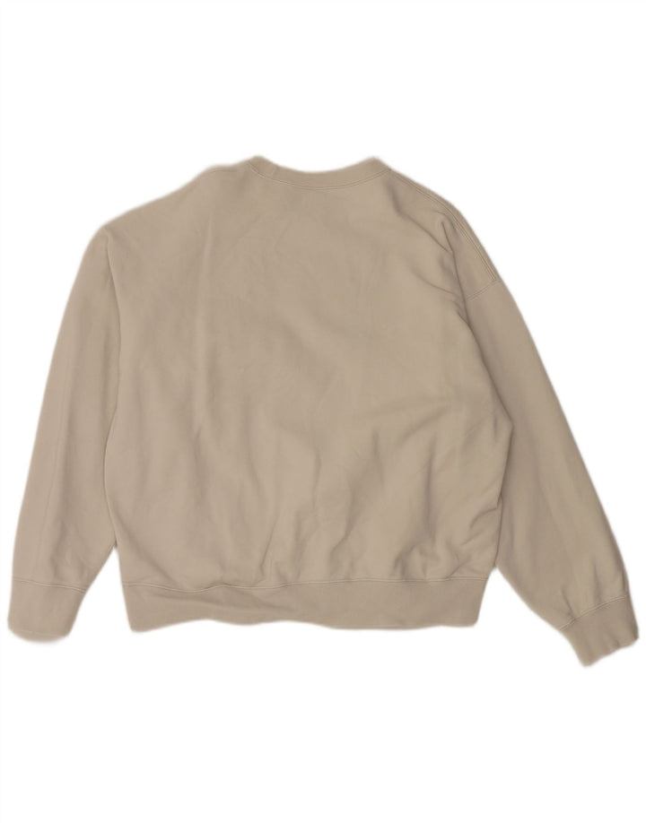 Ανδρικό φούτερ Nike Jumper με μεγάλο μπεζ βαμβακερό χρώμα