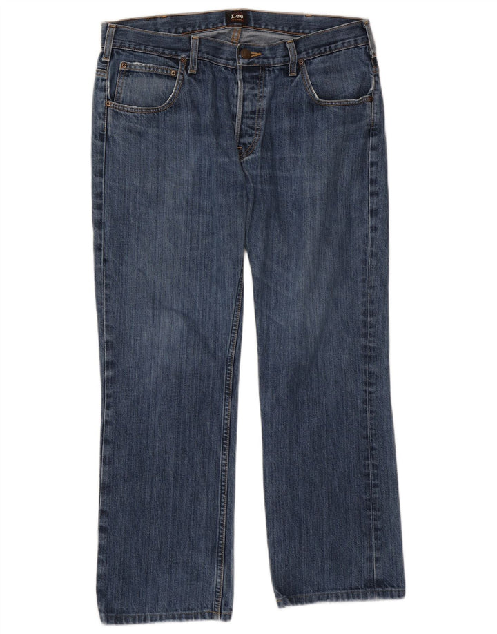 Lee Womens Knox Straight Jeans W36 L27 Μπλε βαμβακερό