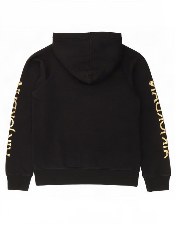 Jordan Girls Graphic Hoodie Jumper 12-13 ετών μεγάλο μαύρο βαμβακερό