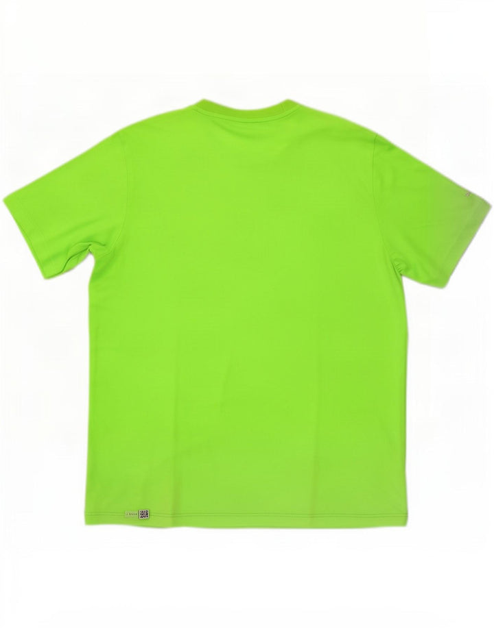 Ανδρικό T-Shirt Adidas Top XL Πράσινο γεωμετρικό πολυεστέρα