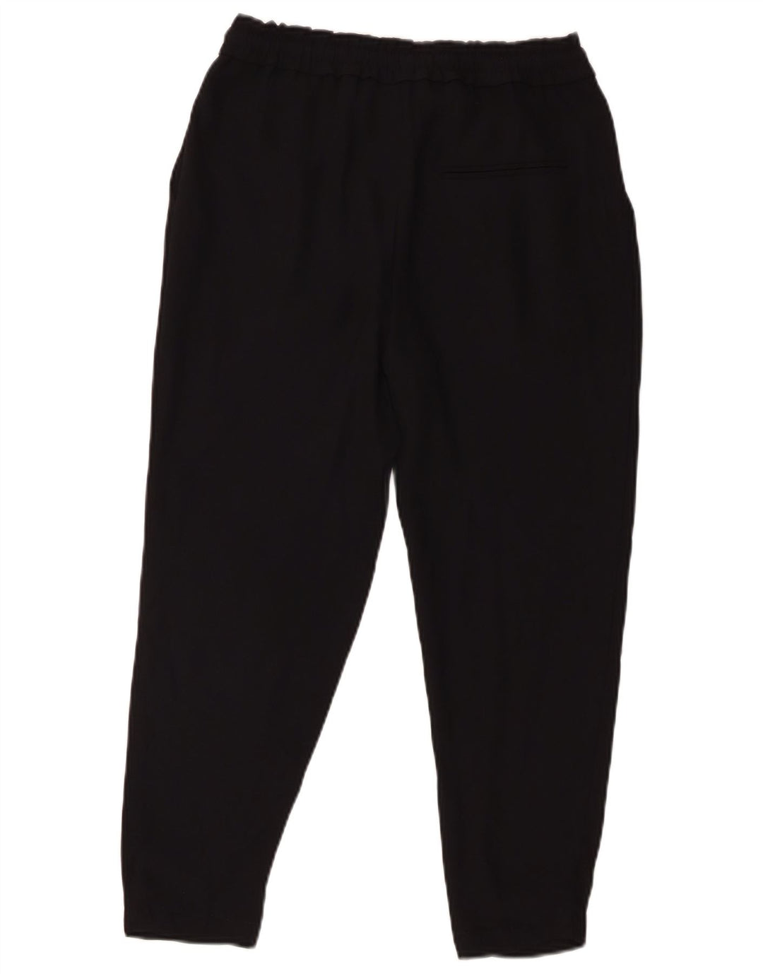 Zara Γυναικείο κομμένο παντελόνι XS W24 L23 μαύρο πολυεστέρα