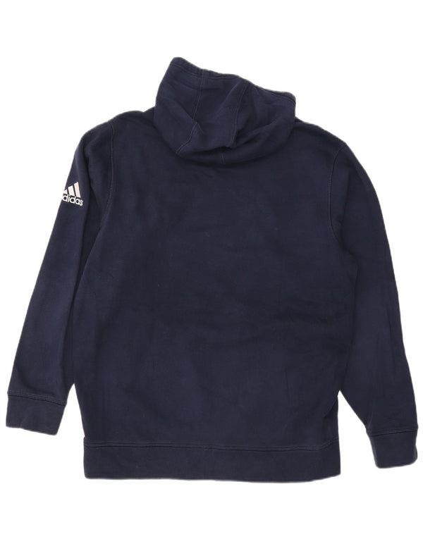 Adidas Mens Boost Volleyball Graphic Hoodie Jumper Large Navy Blue από βαμβάκι