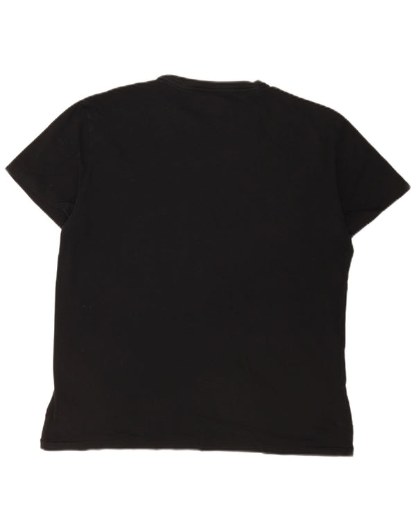 Ανδρικό T-Shirt Polo Ralph Lauren Top Μεσαίο μαύρο βαμβακερό