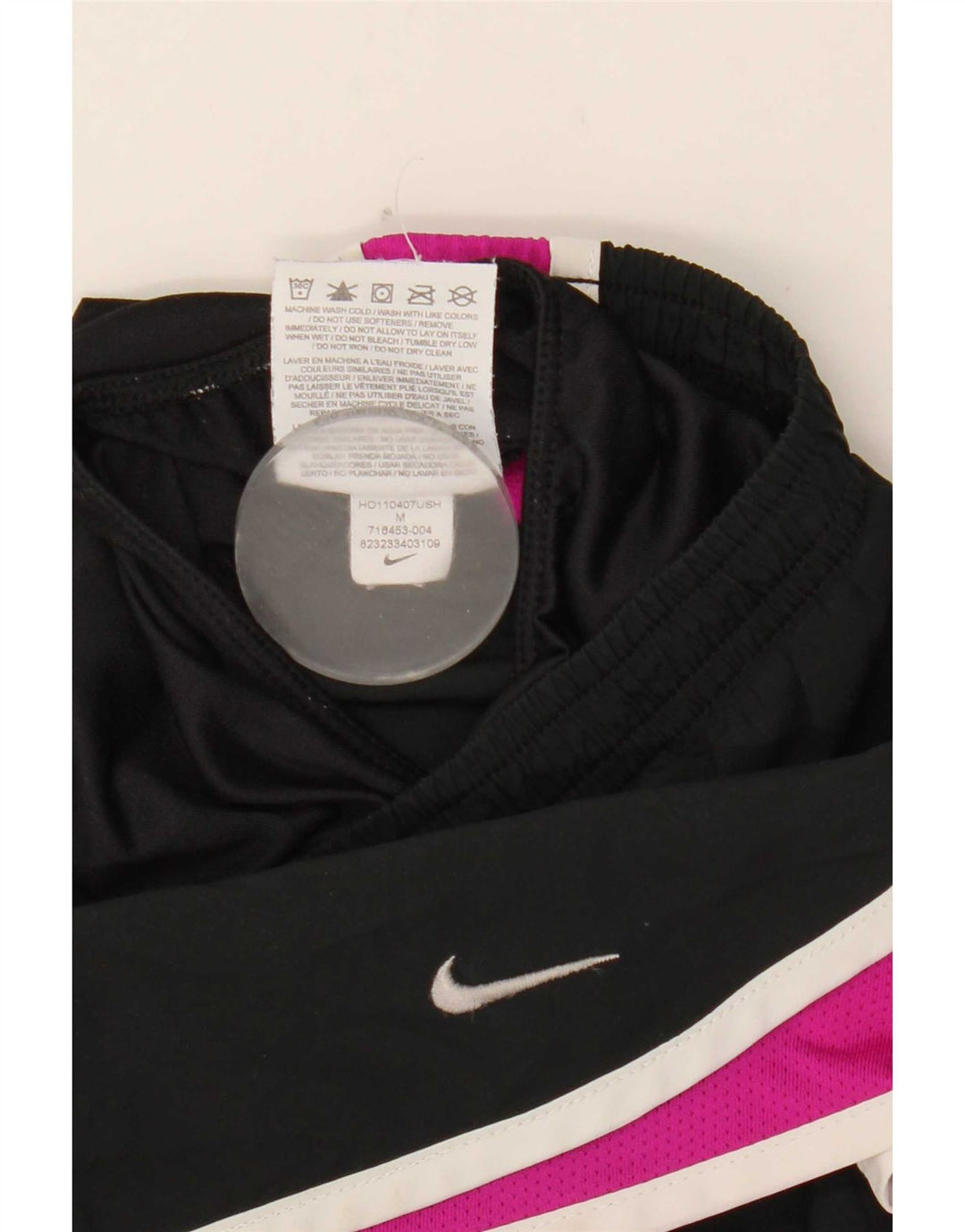 Γυναικείο αθλητικό σορτς Nike UK 14 μεσαίου μαύρου χρώματος πολυεστέρας