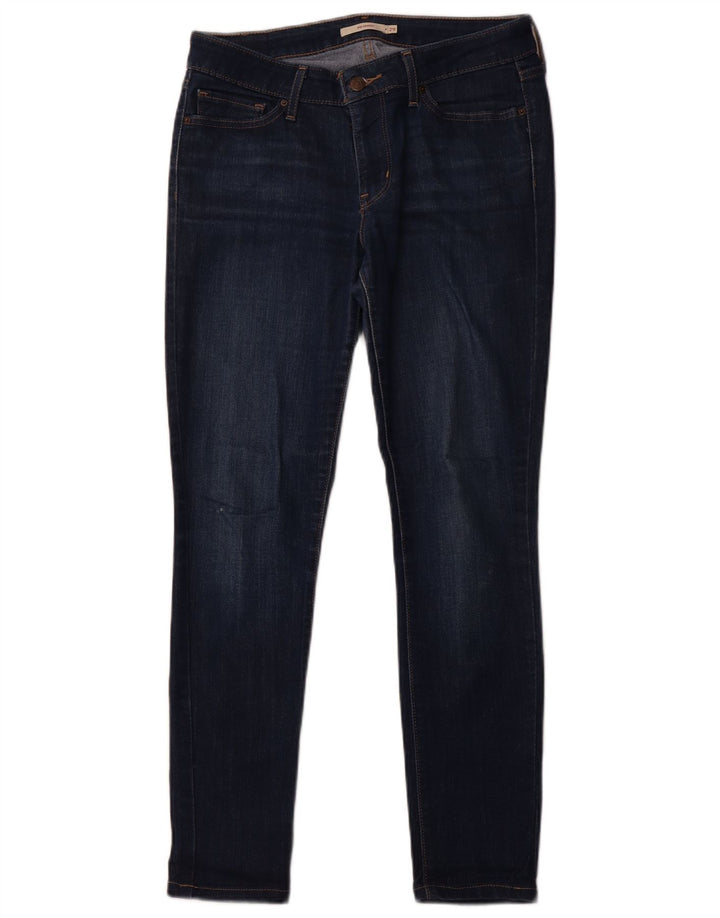 LEVI'S Γυναικείο 711 Skinny Jeans W29 L29 Navy Blue Cotton