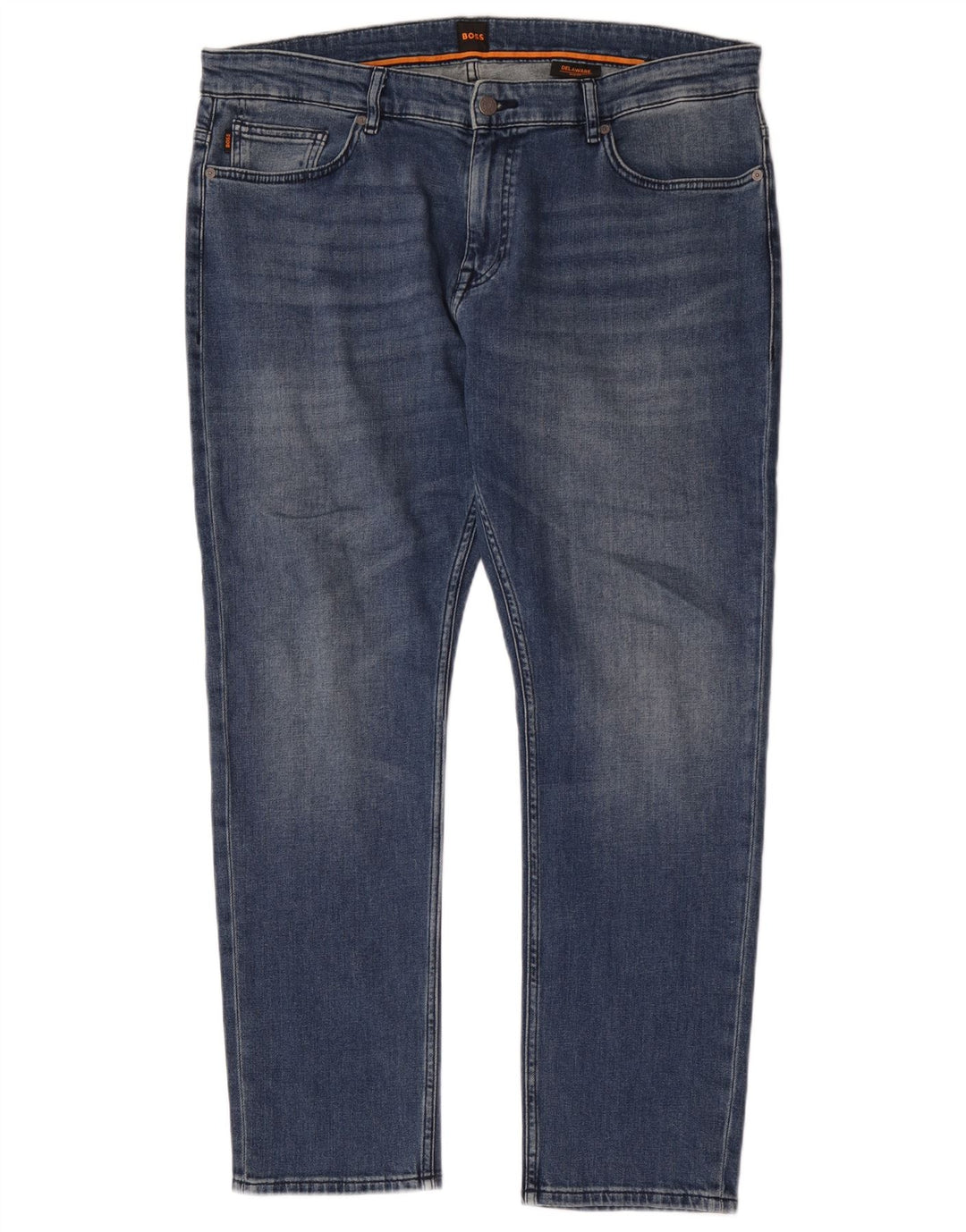 Hugo Boss Ανδρικό Delaware Slim Jeans W38 L32 Μπλε βαμβακερό