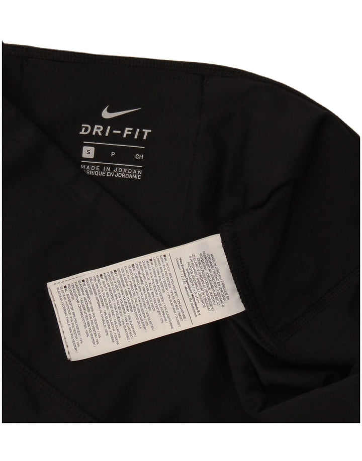 Nike Γυναικεία κολάν Dri Fit UK 10 Small Black Colourblock Polyester